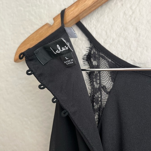 NWOT Romantic Mood Black Lace Sleeveless Maxi Dress - Picture 8 of 9